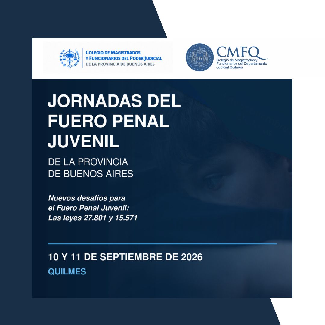Jornadas del Fuero Penal Juvenil de la Provincia de Buenos Aires